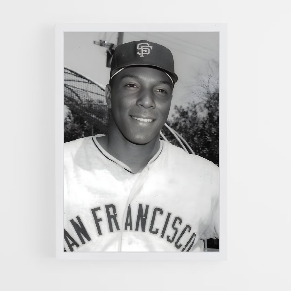 Poster Willie en Action – affiche Baseball (vue 3)